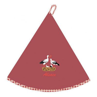 Ronde handdoek van de Alsace Family Rouge Diameter 60