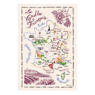 Torchon De Franse wijnkaart 72 X 48